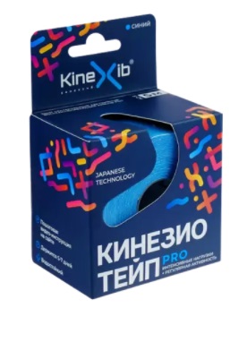 Бинт Кинезио-тейп Kinexib про восстанавливающий синий 5мх5см