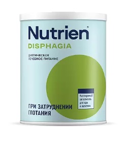 Nutrien Disphagia (Нутриэн Дисфагия), загуститель для еды и напитков, 370г