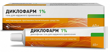 Диклофарм, гель для наружного применения 1%, 60 г