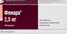 Купить фемара, таблетки, покрытые пленочной оболочкой 2,5мг, 30 шт в Нижнем Новгороде