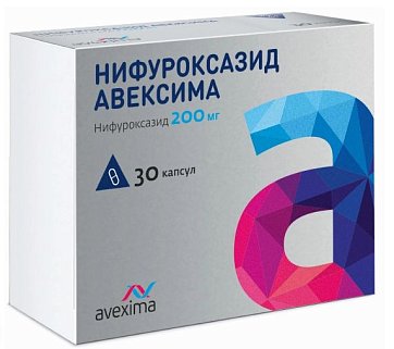 Нифуроксазид Авексима, капсулы 200мг, 30 шт