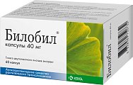 Купить билобил, капсулы 40мг, 60 шт в Нижнем Новгороде